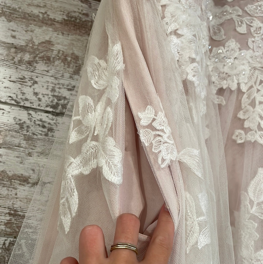 IVORY/NUDE WEDDING GOWN – Savvy Seconds Boutique