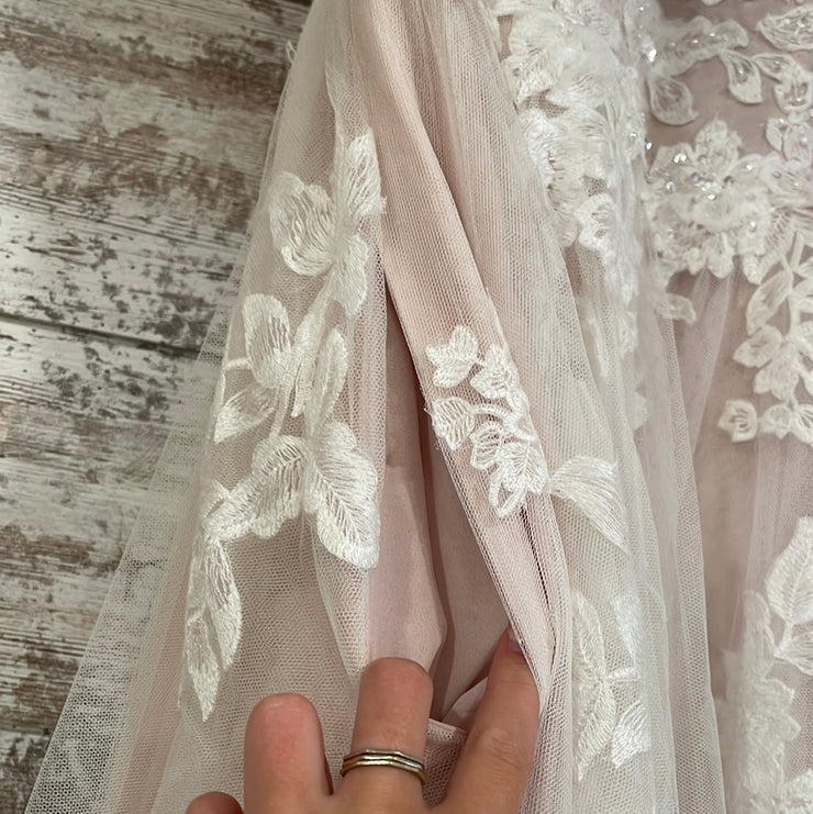 IVORY/NUDE WEDDING GOWN