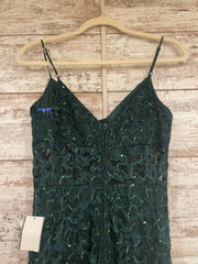 GREEN LACE LONG DRESS (NEW)