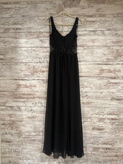 BLACK LONG EVENING GOWN