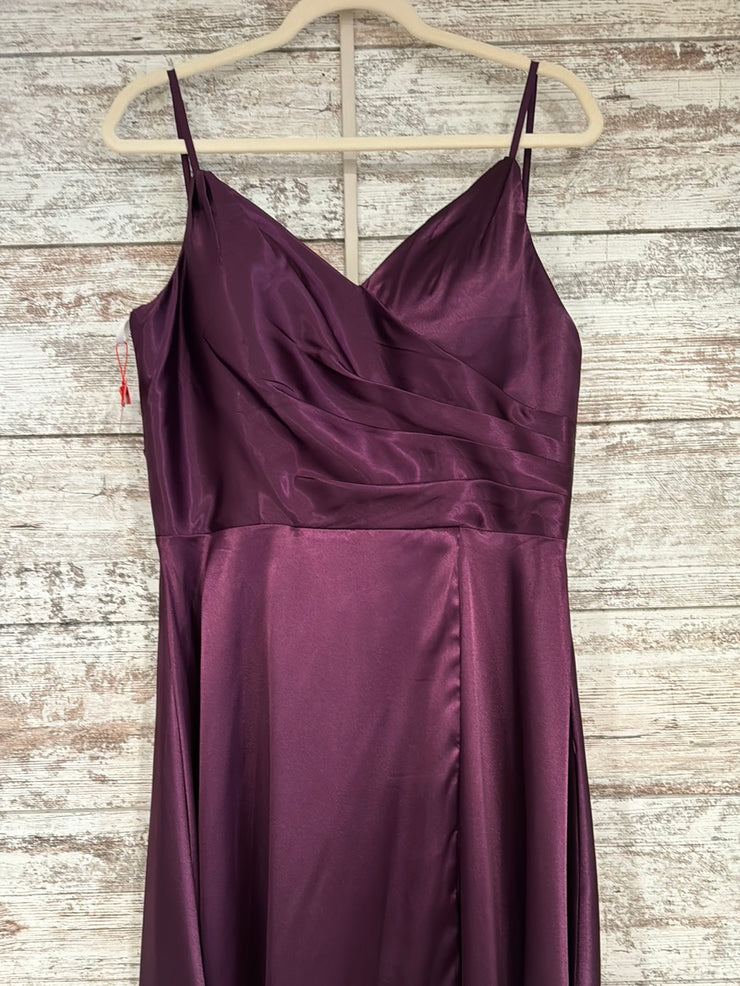 PURPLE LONG EVENING GOWN (NEW)