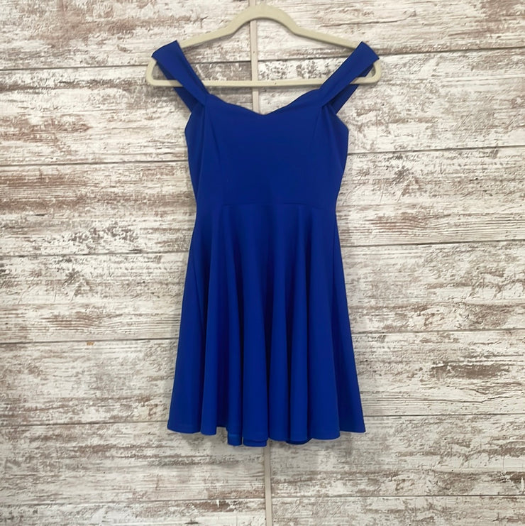 ROYAL BLUE SHORT DRESS