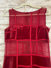 RED VELVET LONG DRESS