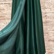 GREEN A LINE GOWN