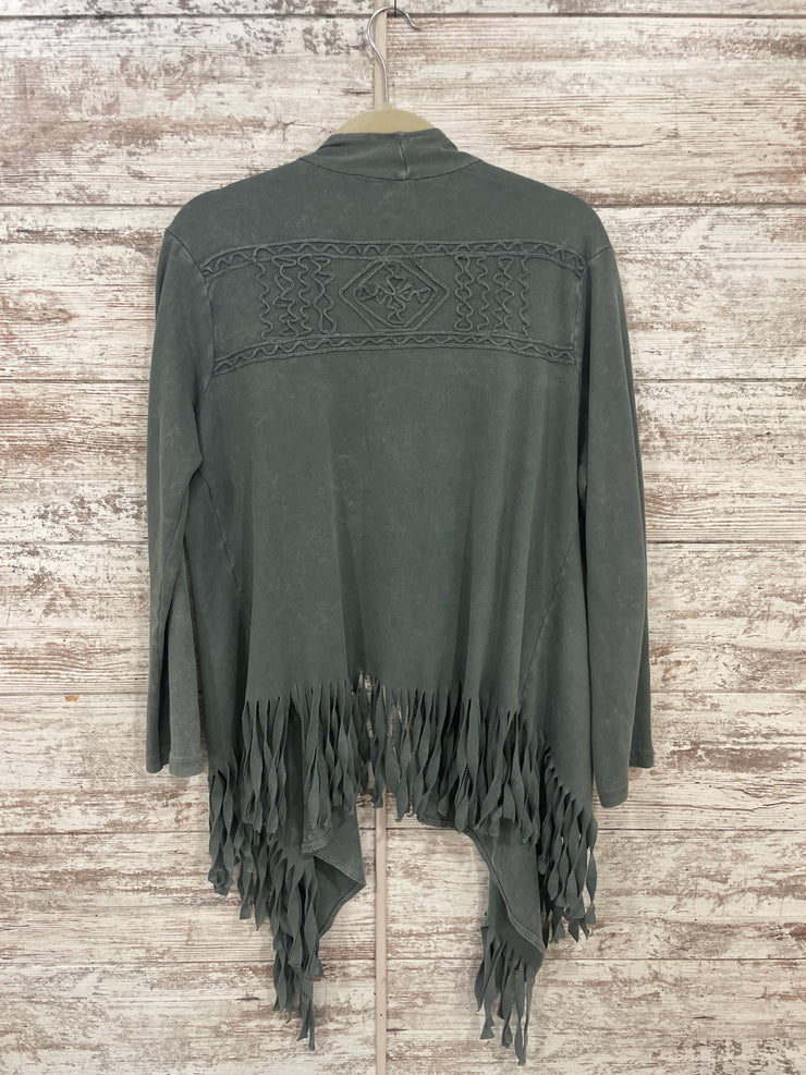 GREEN 100% COTTON CARDIGAN$129