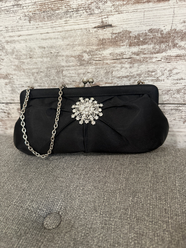 BLACK EVENING BAG