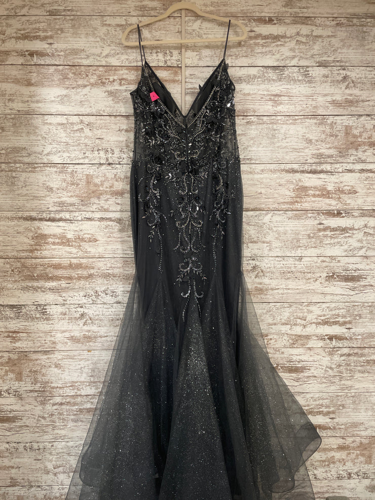 GRAY SPARKLY MERMAID GOWN $750