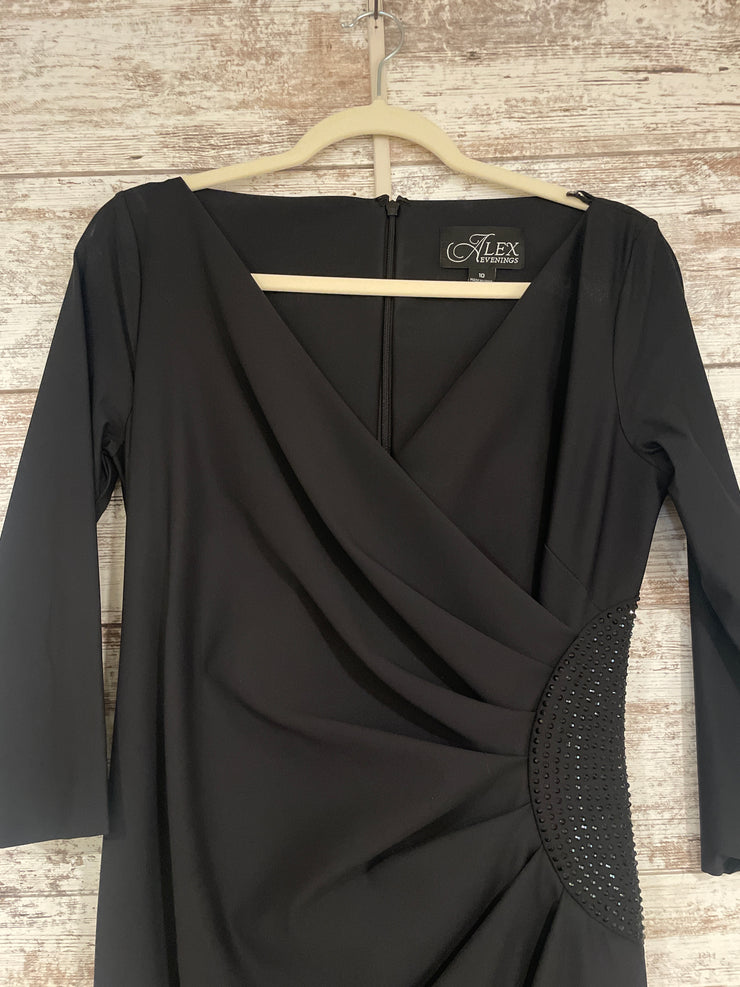 BLACK LONG EVENING GOWN