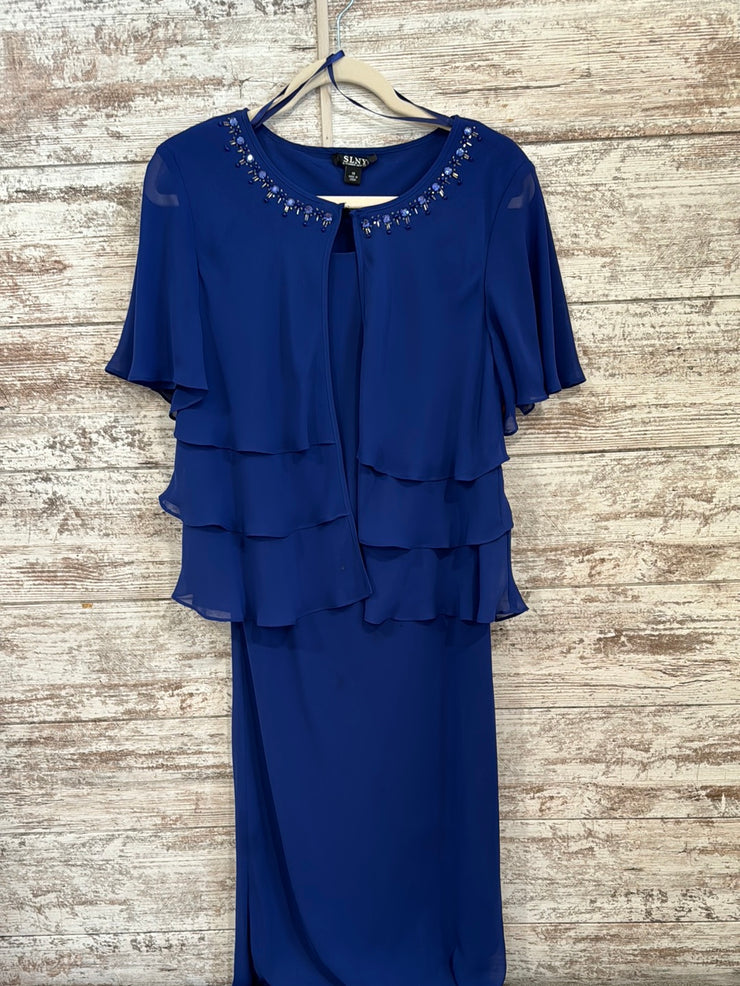 ROYAL BLUE 2 PC. SHORT DRESS