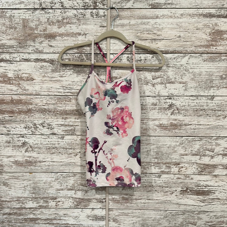 FLORAL SLEEVELESS TOP $60