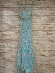 TURQUOISE LONG DRESS (NEW)