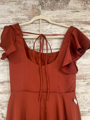 RUST COLORED A LINE GOWN (NEW)