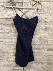 NAVY/FLORAL SHORT DRESS (NEW)