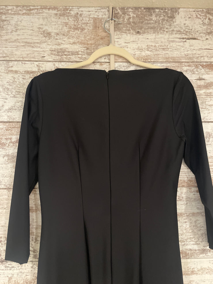 BLACK LONG EVENING GOWN