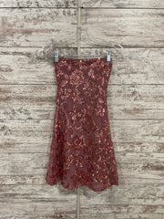 PINK/GOLD SPARKLY SHORT DRESS