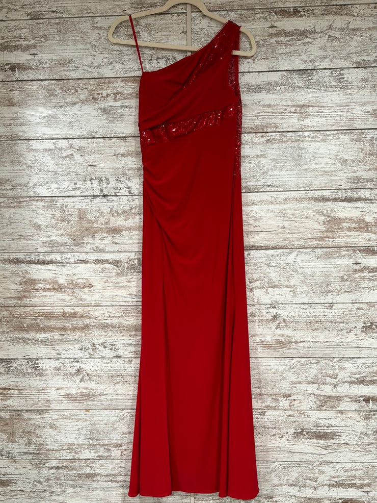 RED LONG EVENING GOWN