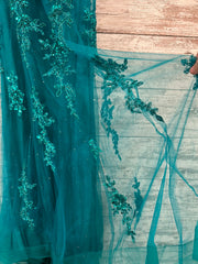 GREEN SPARKLY MERMAID GOWN