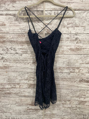 NAVY LACE SHORT DRESS (NEW)