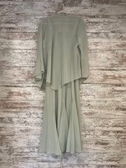 GREEN 2 PC. LONG DRESS SET