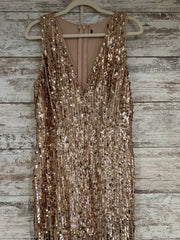 GOLD SPARKLY LONG DRESS