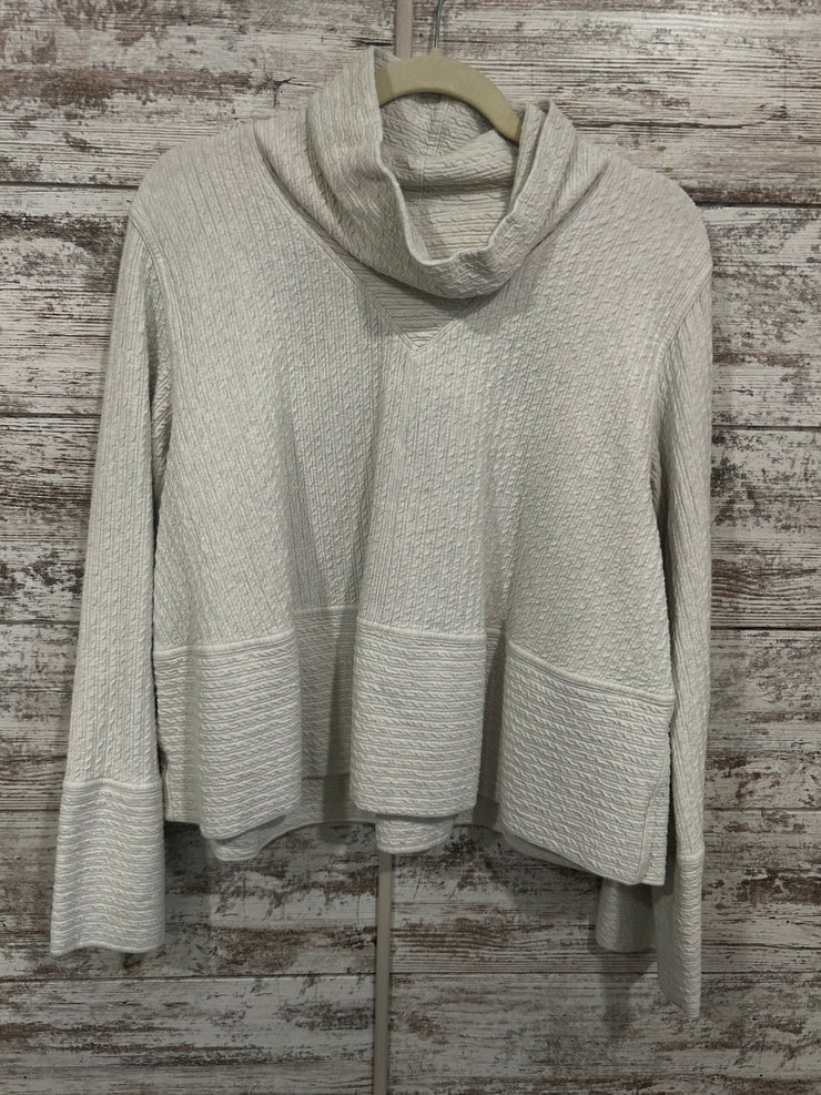IVORY COWL NECK TOP $128