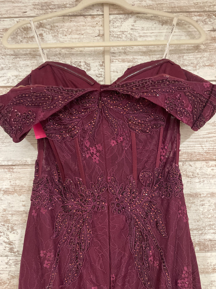 BURGUNDY MERMAID GOWN