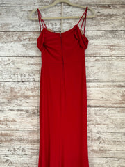 RED LONG EVENING GOWN