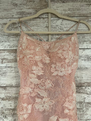 PINK/FLORAL MERMAID GOWN