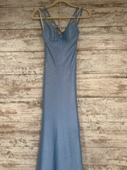 BLUE SPARKLY LONG DRESS (NEW)