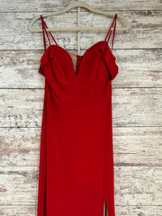 RED LONG EVENING GOWN