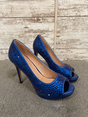 ROYAL BLUE SPARKLY HEELS-NEW