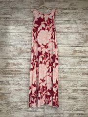 ORANGE FLORAL MAXI DRESS $139