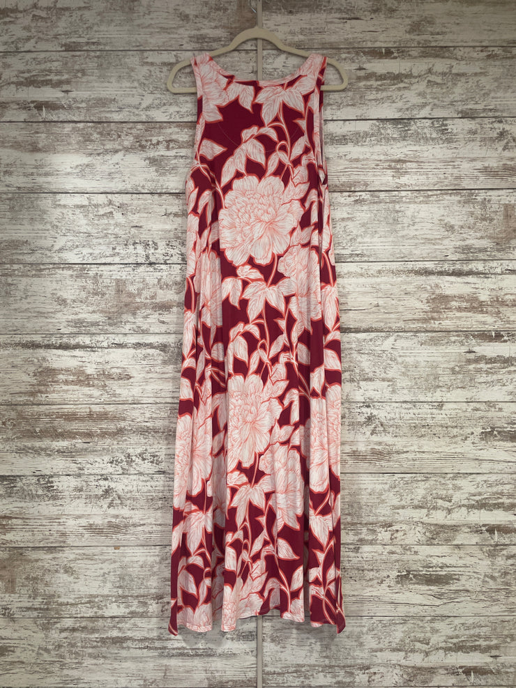 ORANGE FLORAL MAXI DRESS $139