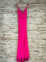 PINK LONG EVENING GOWN