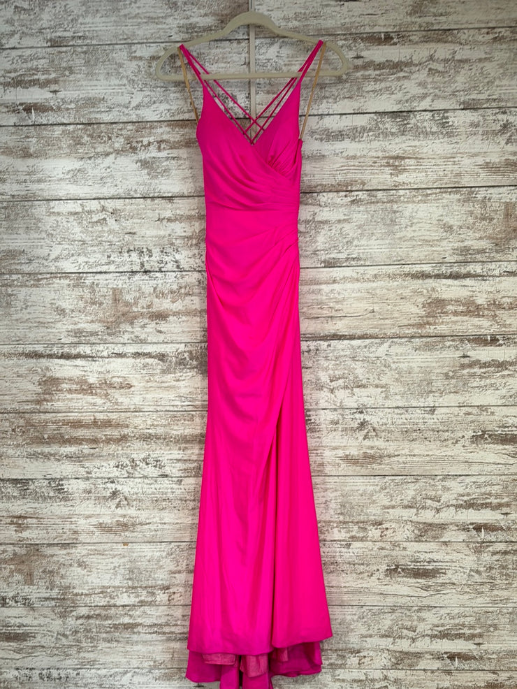 PINK LONG EVENING GOWN