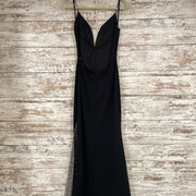 BLACK LONG EVENING GOWN