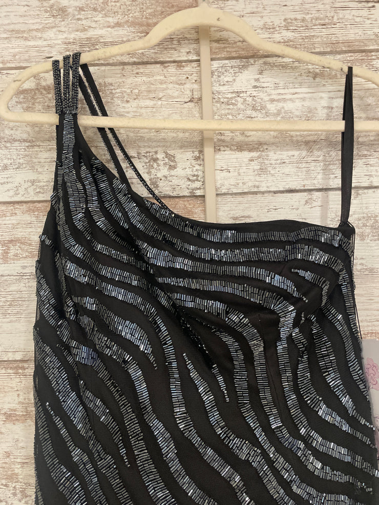 BLACK/NAVY SEQUIN DRES-NEW$528