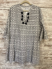 BLACK/WHITE TASSLE DRESS $158