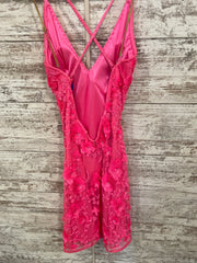 PINK SPARKLY SHORT DRESS