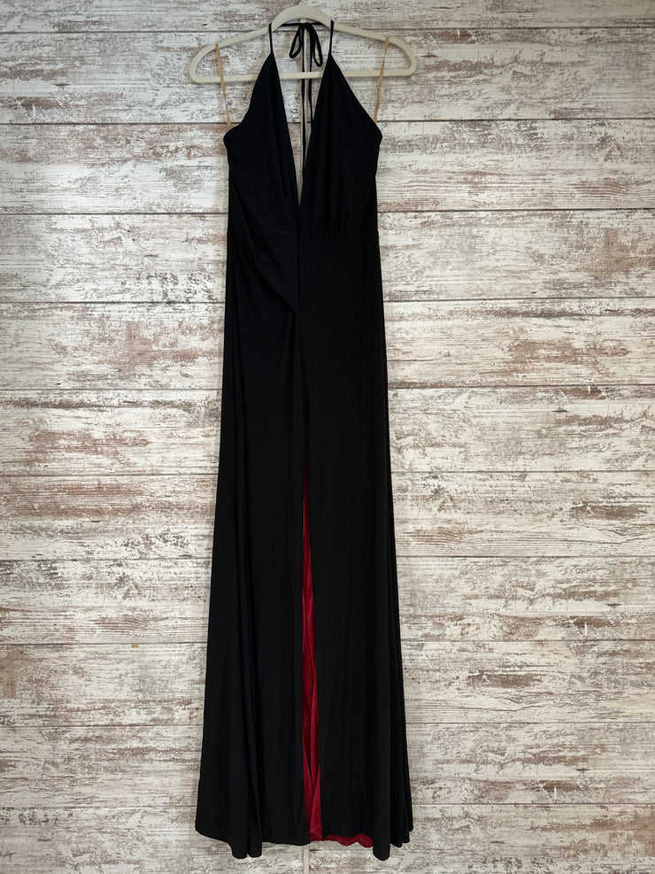 BLACK LONG EVENING GOWN