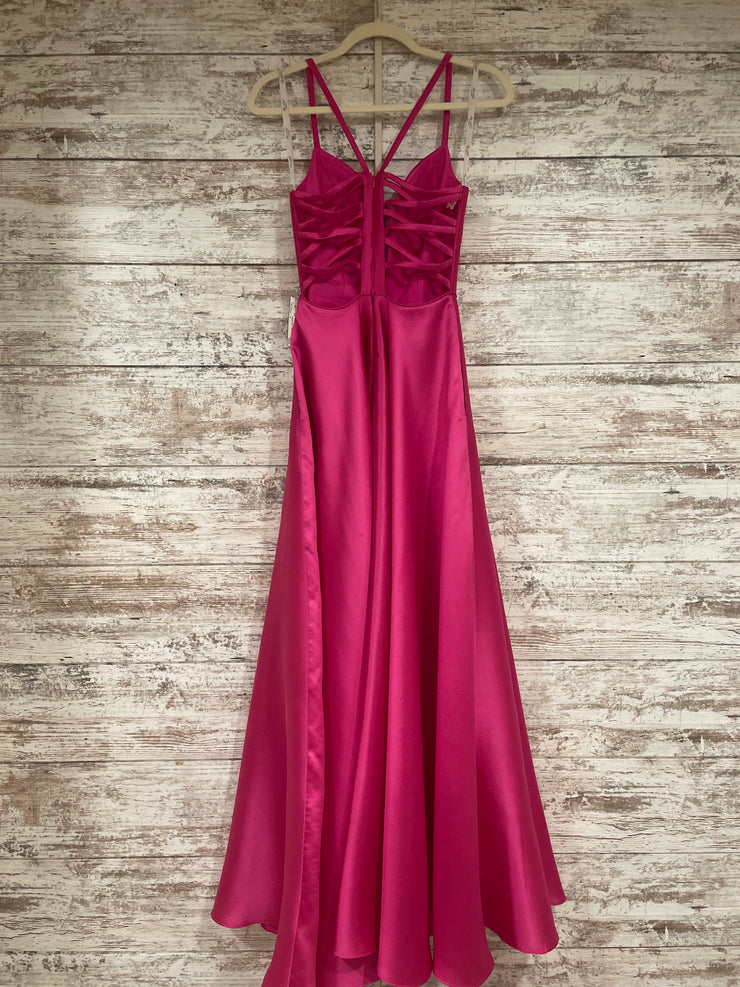 PINK A LINE GOWN