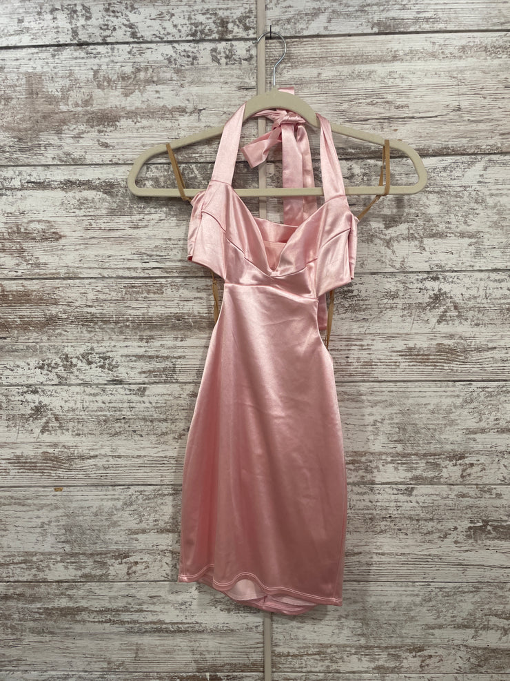 PINK SHORT DRESS (NEW)