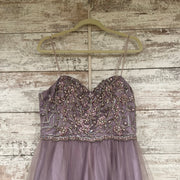 LAVENDER A LINE GOWN