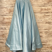 BLUE A LINE GOWN