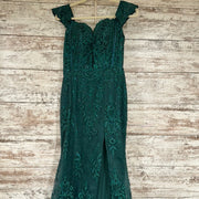 GREEN SPARKLY MERMAID GOWN