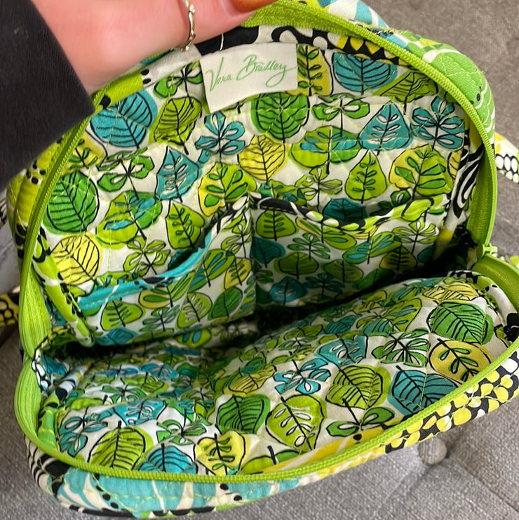 GREEN/WHITE BACKPACK