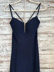 NAVY SPARKLY LONG DRESS