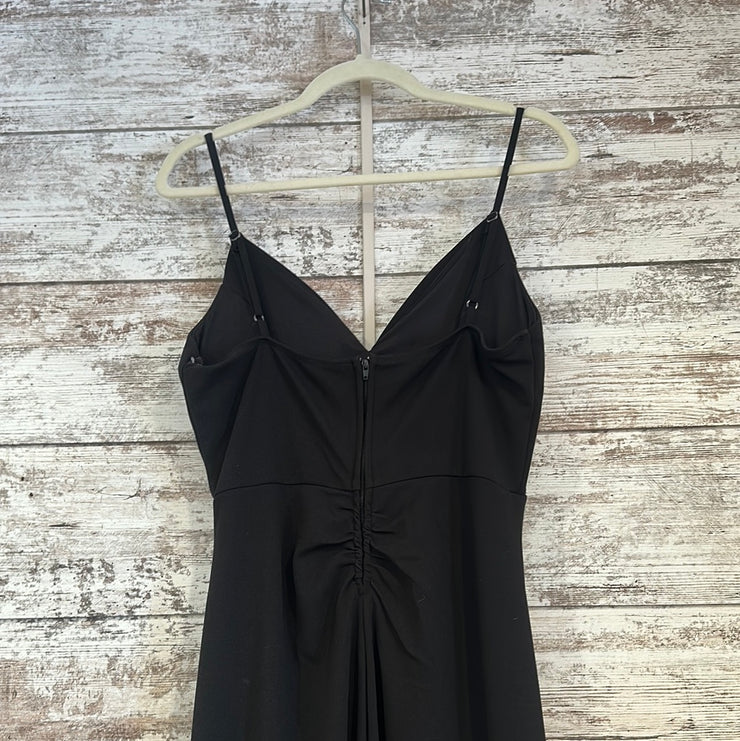BLACK LONG EVENING GOWN