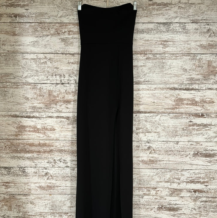 BLACK LONG EVENING GOWN