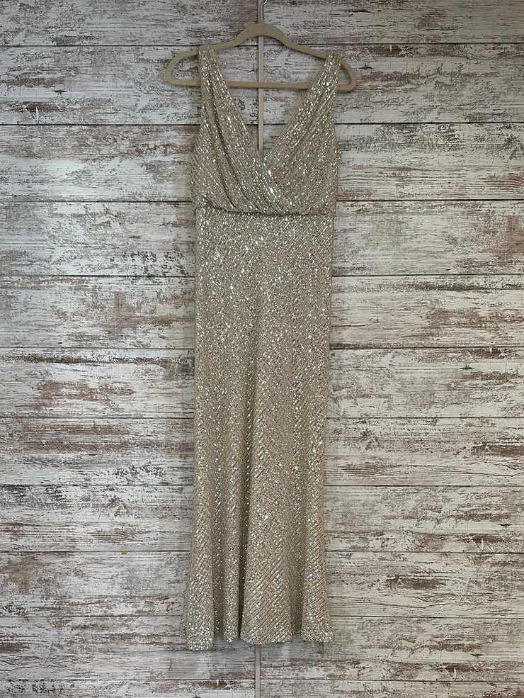 GOLD SPARKLY LONG DRESS $490